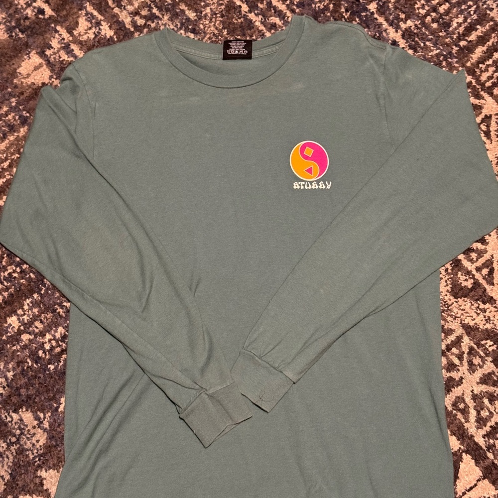 Stussy Sage Long Sleeve Tee Color Ying Yang